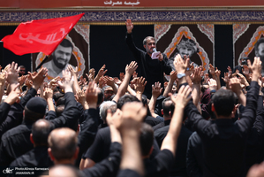 مراسم عزاداری روز تاسوعای حسینی (ع) در امام زاده صالح (ع)