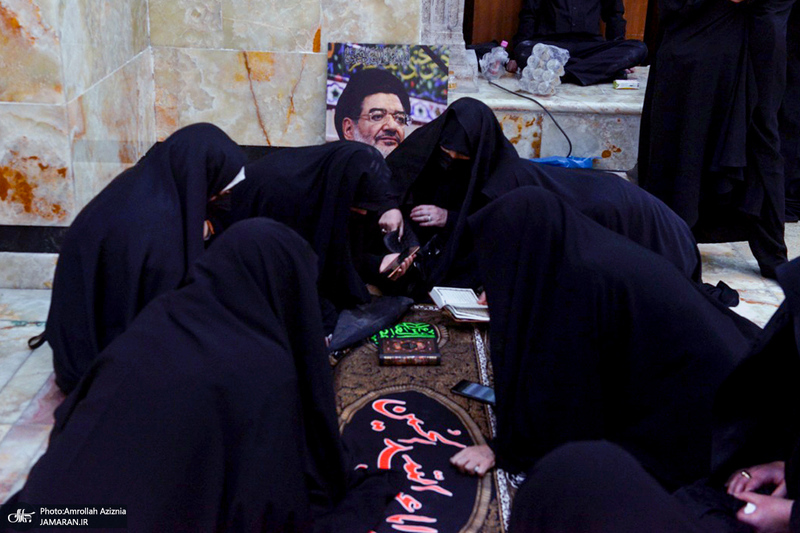 مراسم خاکسپاری حجت الاسلام و المسلمین محتشمی پور(ره) در حرم شاه عبدالعظیم الحسنی(ع)