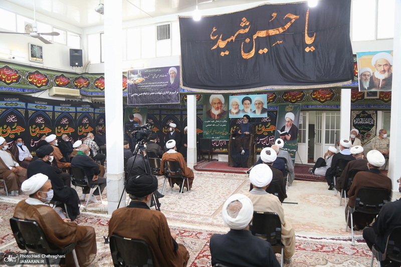مراسم شهادت امام حسن مجتبی(ع) در بیت آیت الله العظمی فاضل لنکرانی(ره)