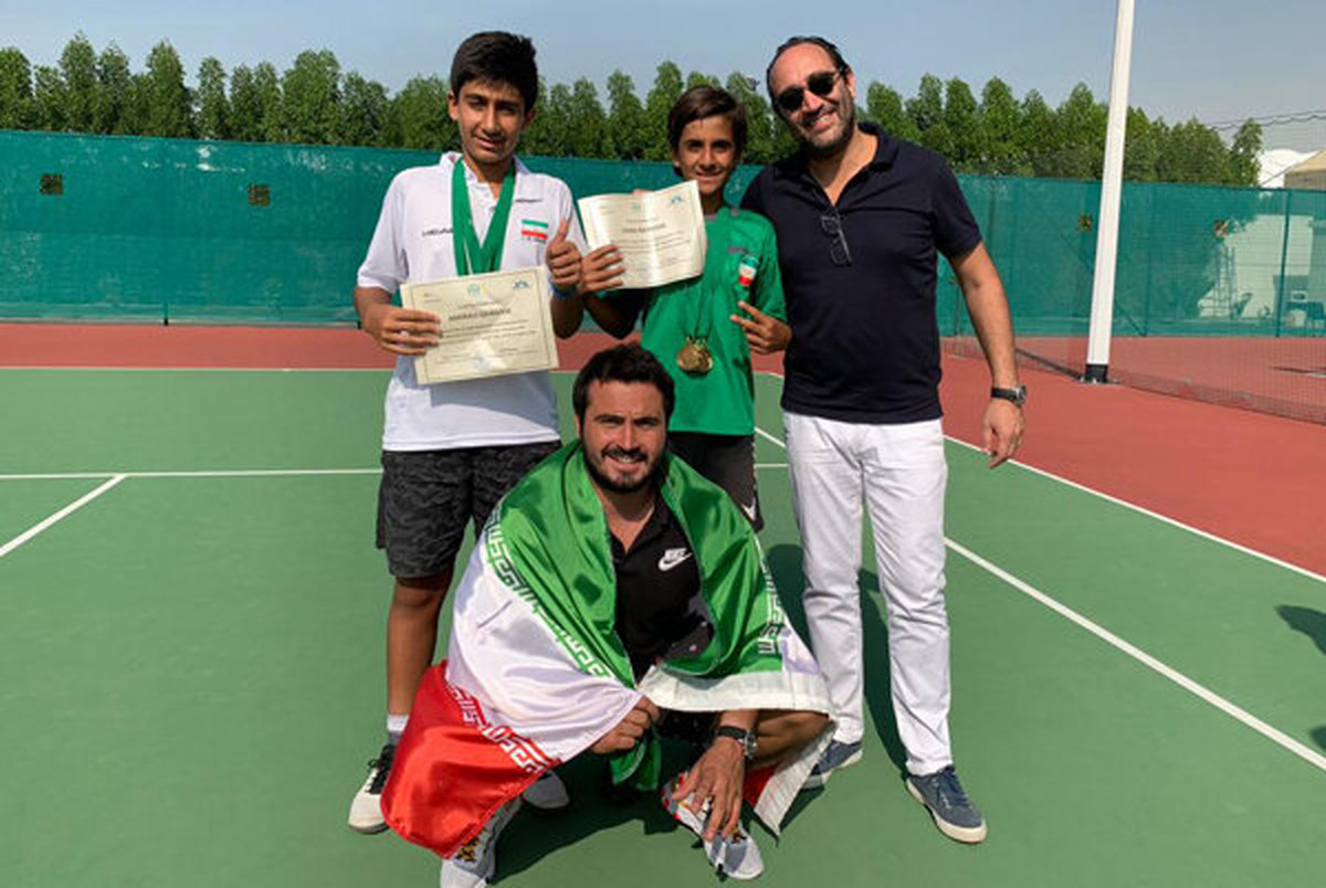 درخشش تنیس بازان ایرانی در مسابقات زیر 13 سال غرب آسیا