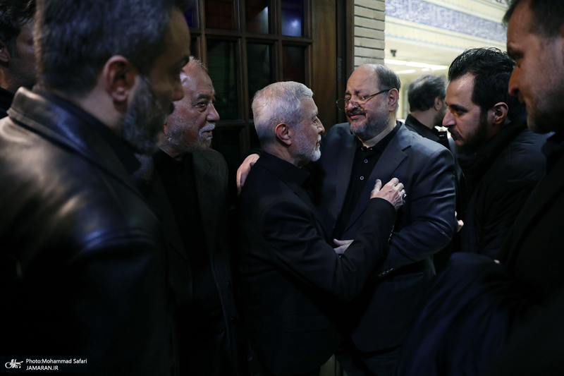 مراسم ترحیم مادر محمد شریعتمداری