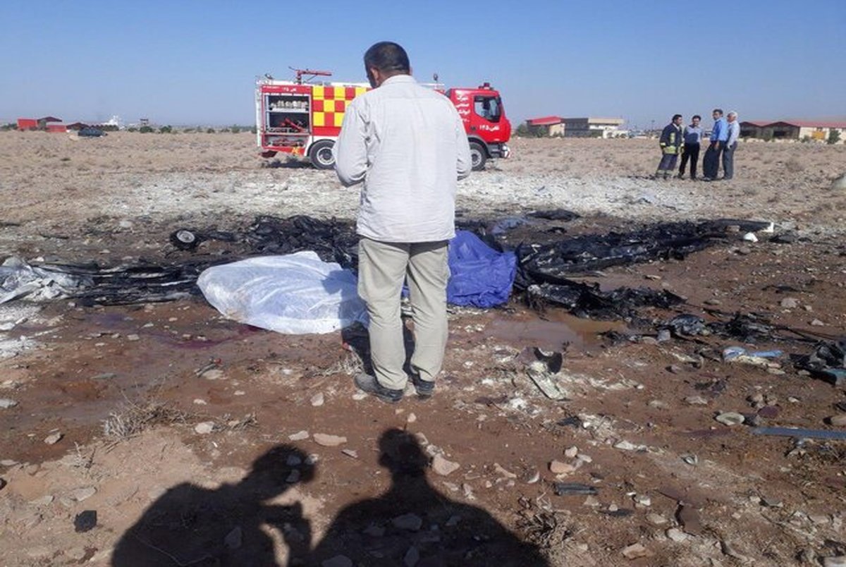 جزییات سقوط هواپیمای آموزشی در گرمسار +تصاویر
