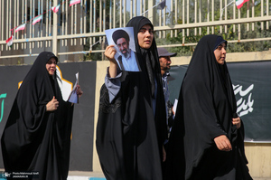 مراسم وداع با رهبر شهید انقلاب در مصلی تهران -2