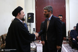 دیدار وزیر ارتباطات و معاونین با سید حسن خمینی