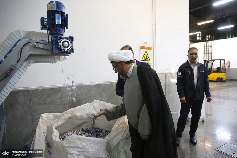 بازدید رئیس موسسه تنظیم و نشر آثار امام خمینی(س) از شرکت چاپ و نشر بانک ملی