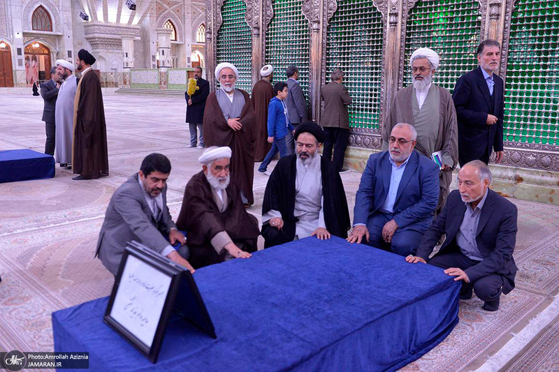 تجدید میثاق مسئولان و کارکنان سازمان حج و زیارت با آرمان‌های حضرت امام(س)