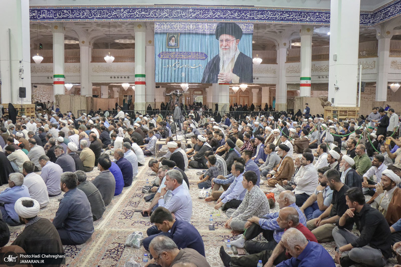 مراسم بزرگداشت آیت‌الله العظمی فیاض در حرم مطهر حضرت معصومه (س)