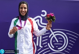 دوچرخه سوار زن ایران بعد از کسب اولین مدال تاریخ؛ آماده نبودم!