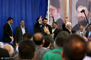 حضور سید حسن خمینی در روستای خیارج استان قزوین -3