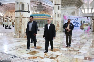 حضور سید رحیم صفوی در دور دوم انتخابات مجلس شورای اسلامی در حسینیه جماران