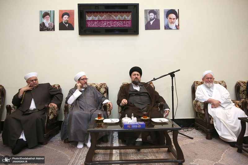 دیدارجمعی از علمای اهل سنت کشور سوریه با سید حسن خمینی