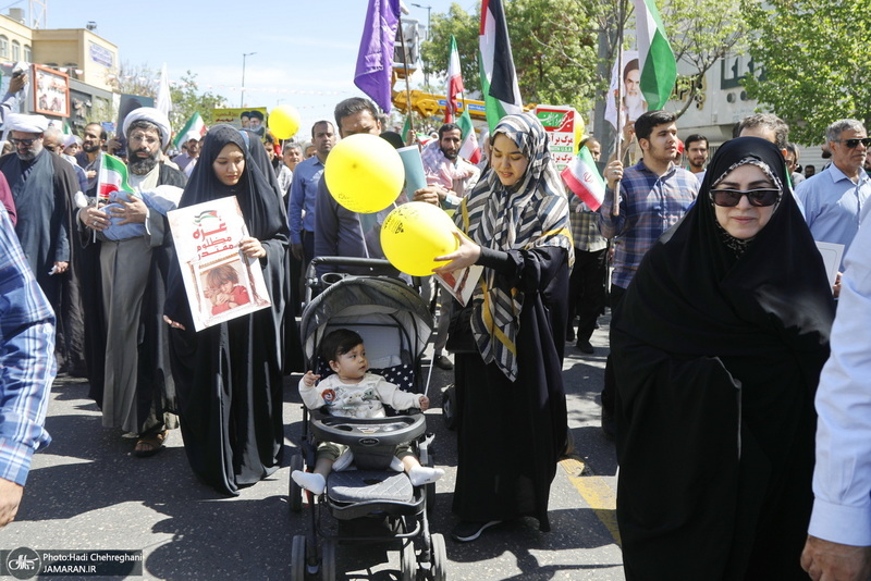 راهپیمایی باشکوه روز قدس در قم - 1