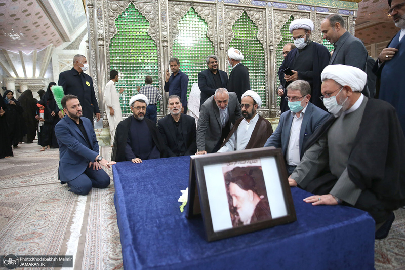 تجدید میثاق رئیس و کارکنان موسسه‎ تنظیم و نشر آثار امام خمینی با آرمان های بنیانگذار جمهوری اسلامی