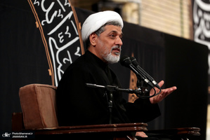 آخرین شب مراسم عزاداری حضرت اباعبدالله الحسین (ع) در حسینیه امام خمینی