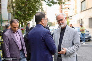 مراسم تشييع مادر غلامعلی حداد عادل