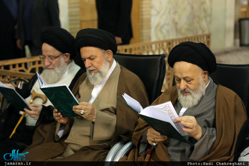مراسم بزرگداشت حجت‌الاسلام و المسلمین سید مهدی طباطبایی(ره) در حرم مطهر حضرت معصومه(س)
