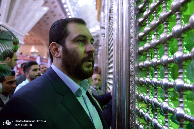 تجدید میثاق جمعی از قهرمانان ،پهلوانان و هنرمندان پیشکسوت با آرمان های حضرت امام(س)