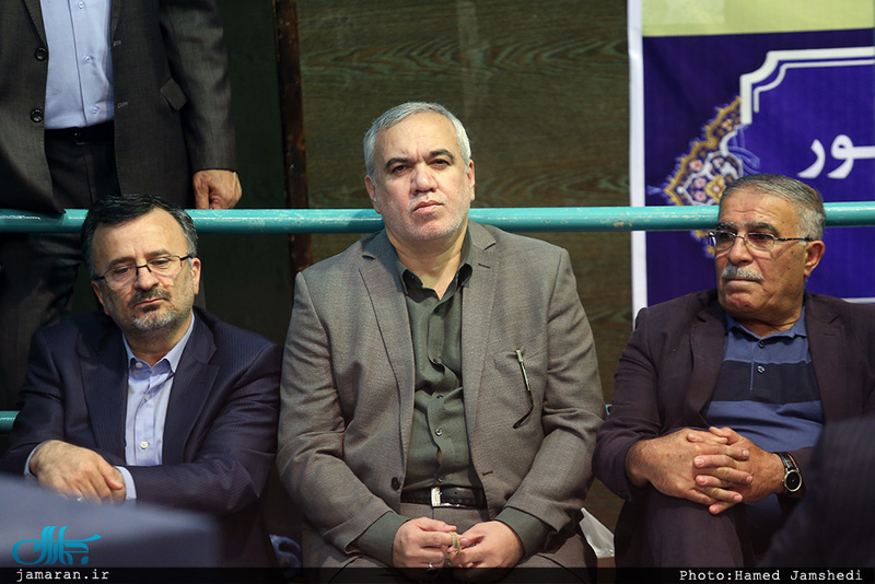 دیدار وزیر ورزش و جوانان و جمعی از ورزشکاران با سید حسن خمینی 