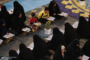 مراسم جزخوانی قرآن کریم در حرم مطهر حضرت عبدالعظیم حسنی(ع)