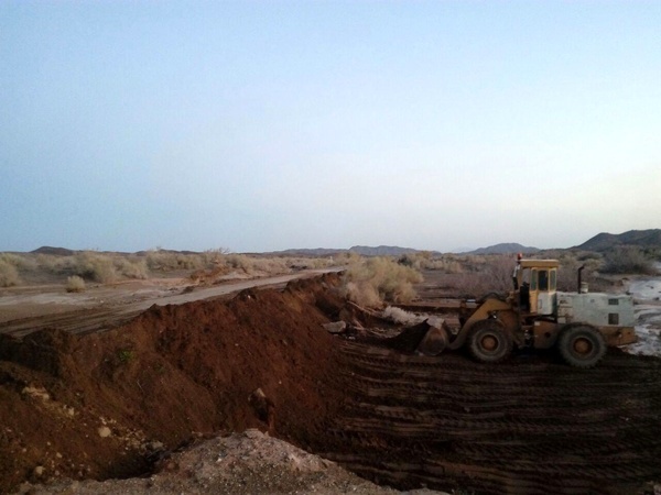 وقوع 56 مورد آب‌افتادگی منازل و گیر کردن خودرو  براثر جاری‌شدن سیل در بردسکن