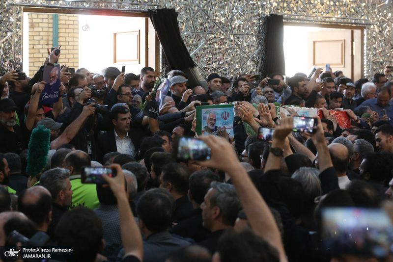 مراسم تشییع شهید محمد مهدی طهرانچی