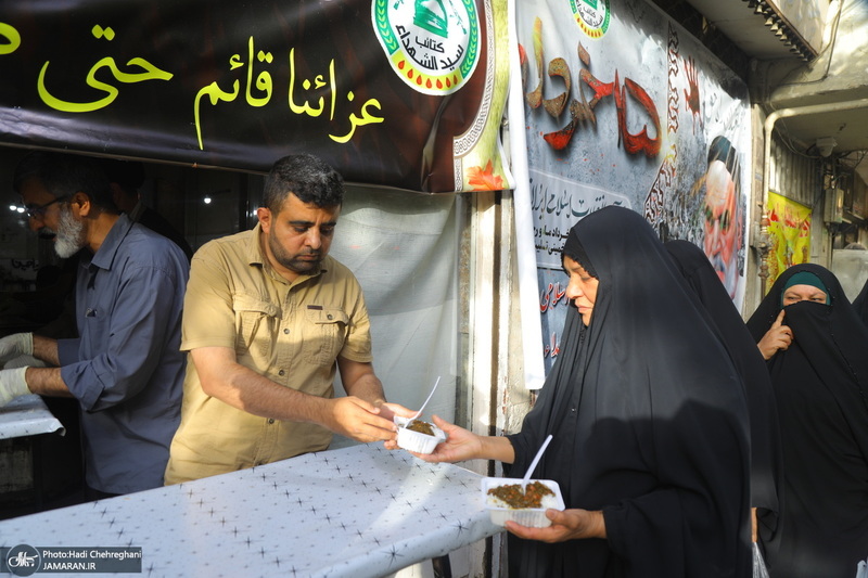 ایستگاه صلواتی کتائب سیدالشهداء عراق به مناسبت رحلت امام خمینی در قم
