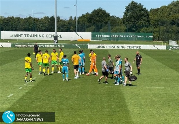 درگیری شدید و عجیب در بازی فوتبال دوستانه!