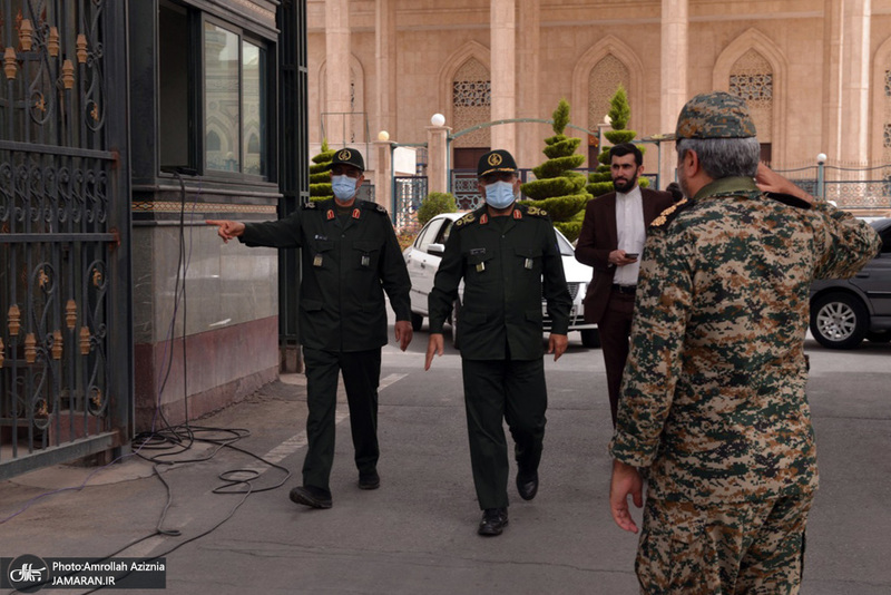 رزمایش جهادگران فاطمی در جوار حرم مطهر امام خمینی(س)