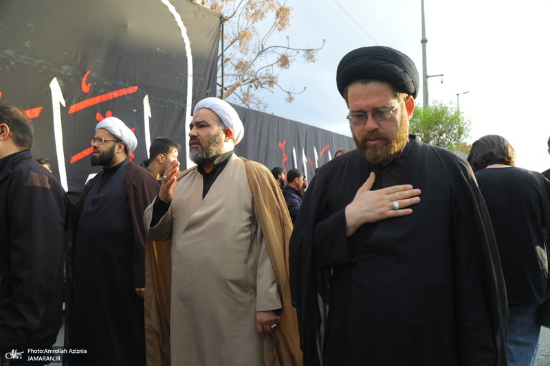 دسته عزاداری شهادت حضرت علی (ع) با حضور آیت‌الله العظمی وحید خراسانی