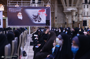 مراسم میلاد حضرت فاطمه زهرا (س) و امام خمینی (ره) در حرم بنیانگذار جمهوری اسلامی ایران