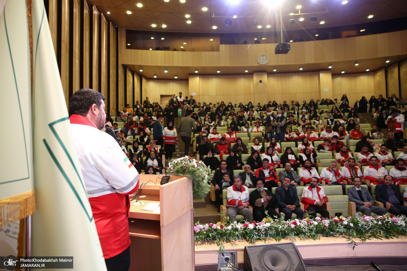 همایش جوانان هلال احمر استان مرکزی در بیت تاریخی حضرت امام