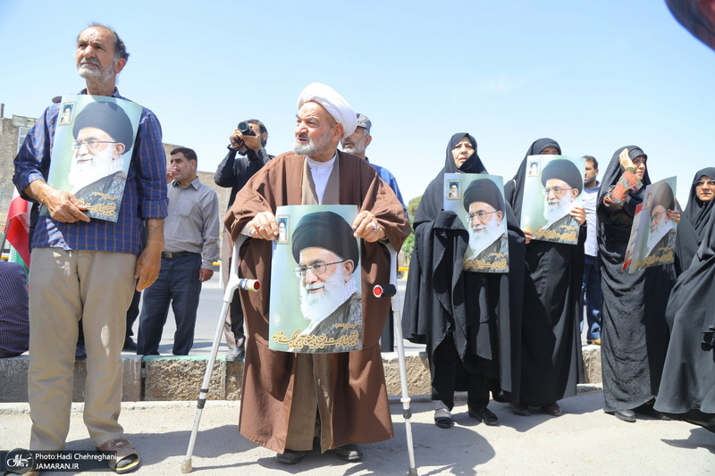 راهپیمایی مردم قم در سالروز قیام 15 خرداد‎‎