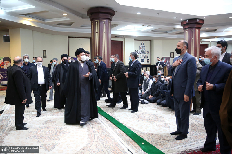 دیدار امیرعبداللهیان و معاونین وزارت امور خارجه با سید حسن خمینی