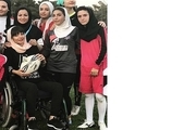 بانوی ورزشکار ایرانی با ویلچر به جمع دوستانش بازگشت+ عکس