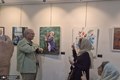 حضور علی ربیعی در اختتامیه چهارمین نمایشگاه هنری «ریشه‌های مانا» + گزارش تصویری