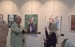 حضور علی ربیعی در اختتامیه چهارمین نمایشگاه هنری «ریشه‌های مانا» + گزارش تصویری