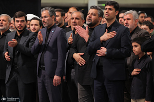 آخرین شب مراسم عزاداری محرم در حسینیه امام خمینی