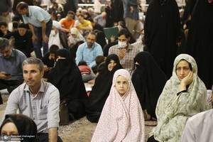 مراسم بزرگداشت امام خمینی در حرم حضرت معصومه(س)