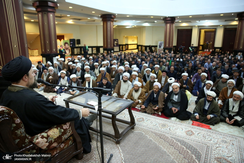 دیدار جمعی از مهاجرین افغانستانی در ایران با سید حسن خمینی