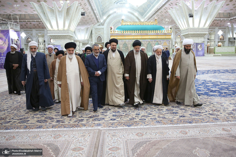 تجدید میثاق رئیس و اعضای مجلس خبرگان رهبری با آرمان های امام خمینی (س)