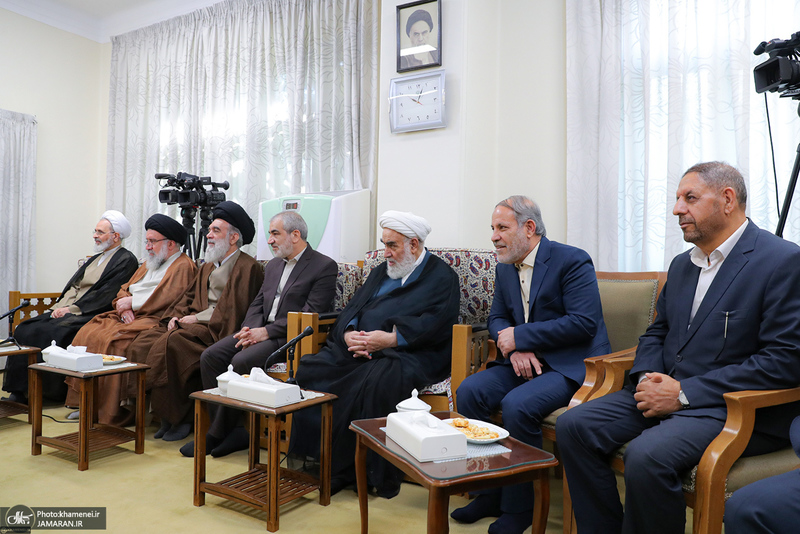 دیدار فقها و حقوقدانان شورای نگهبان با رهبر معظم انقلاب