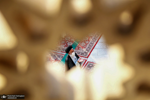 نماز عید سعید قربان در حرم مطهر حضرت معصومه(س)