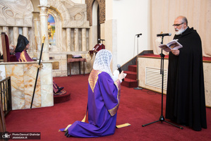 مراسم بزرگداشت امام خمینی(س) در کلیسای «سرکیس مقدس»