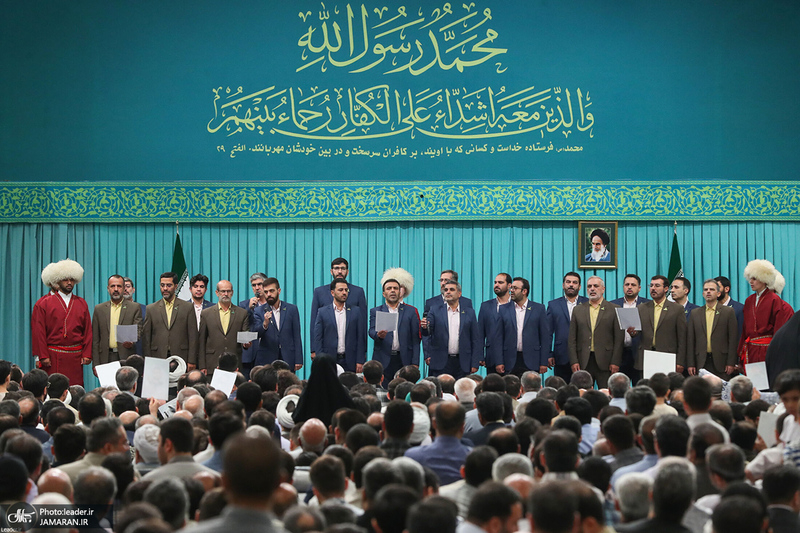 مراسم گرامیداشت عید میلاد پیامبر اکرم (ص) و امام صادق (ع) در حسینیه امام خمینی (ره)
