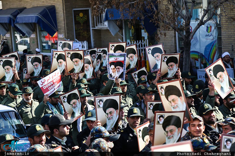 مراسم یوم الله 12 بهمن در بیت امام در قم 