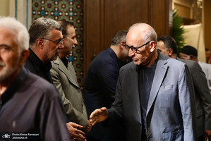 مراسم ختم پدر همسر محمد ظفرقندی