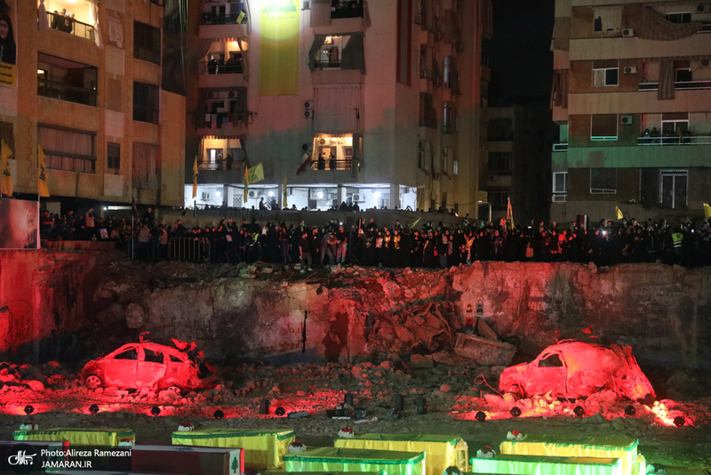 مراسم شب شهادت سید حسن نصرالله