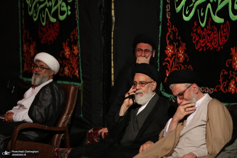 مراسم عزاداری ماه محرم در بیت مرحوم آیت الله العظمی هاشمی شاهرودی‎‎