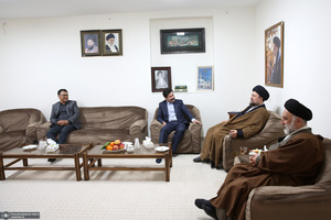 دیدار آقای عبدالکریم حسین‌زاده معاون رئیس جمهور با سید حسن خمینی
