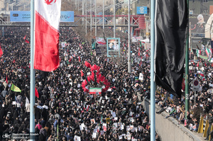 حضور میلیون ها تهرانی در تشییع پیکر مطهر سردار قاسم سلیمانی - 4